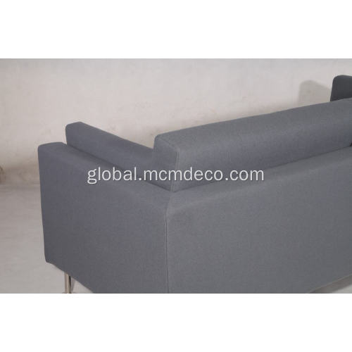 Grey Fabric Sofa Living Room Park Fabric Sofa Manufactory